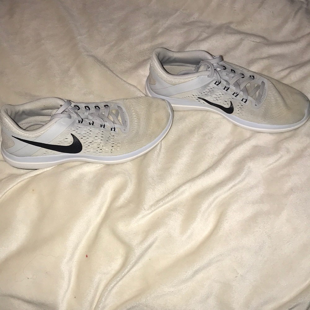 Grey Nike shoes